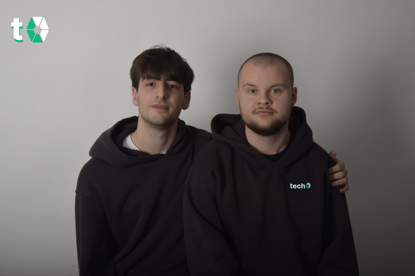 Benjamin och Elias, grundare av tech0